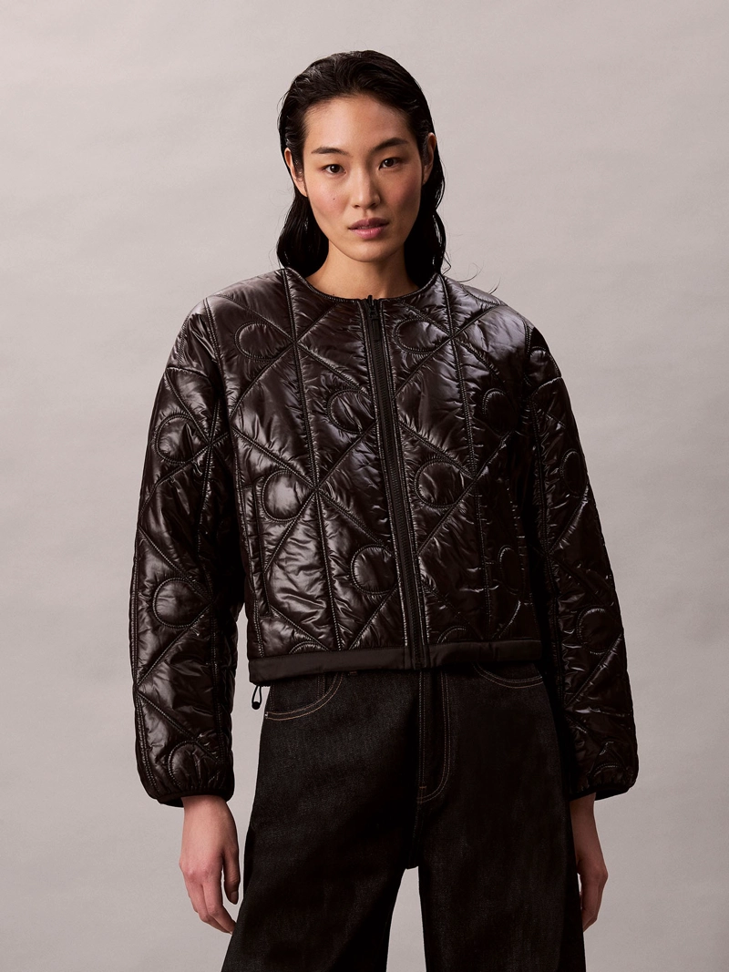 CHAQUETA REVERSIBLE CON PATRON DE LOGO - 1