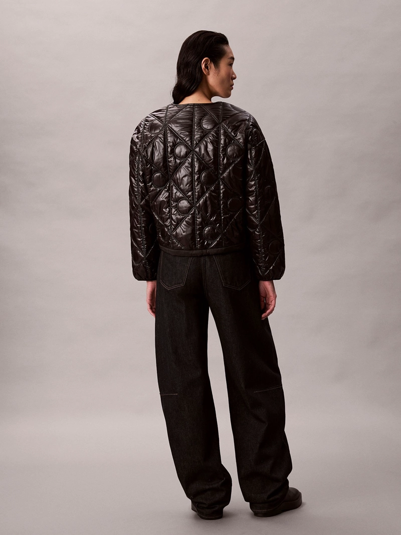 CHAQUETA REVERSIBLE CON PATRON DE LOGO - 3