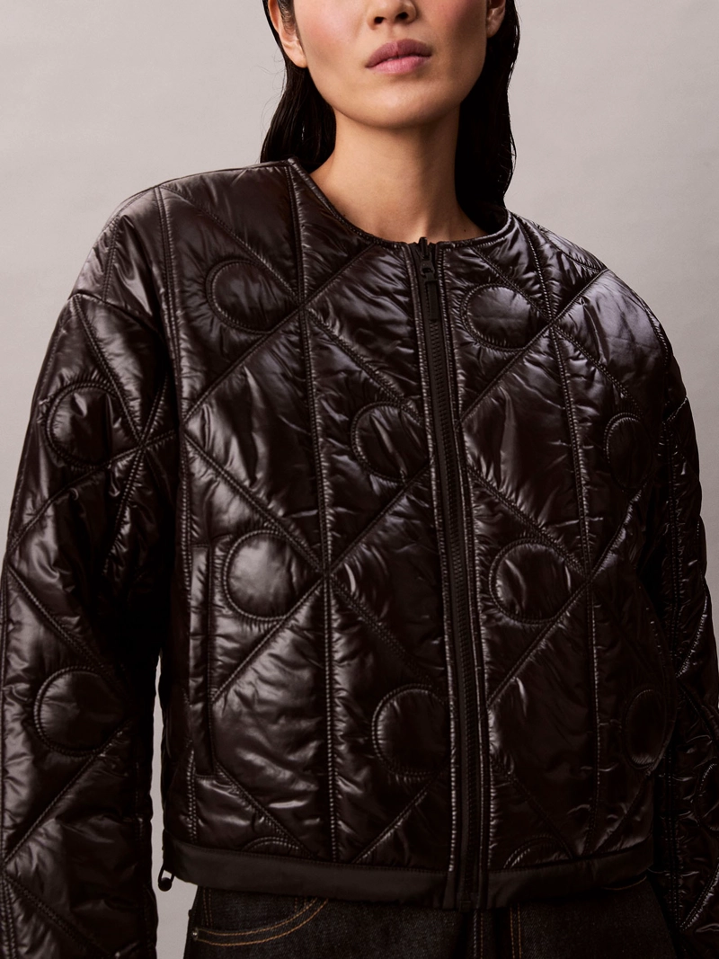 CHAQUETA REVERSIBLE CON PATRON DE LOGO - 4