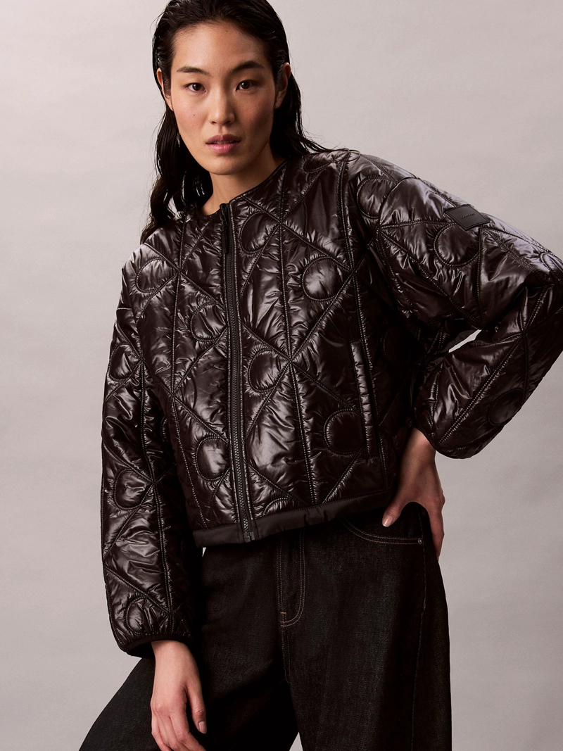 CHAQUETA REVERSIBLE CON PATRON DE LOGO - 5