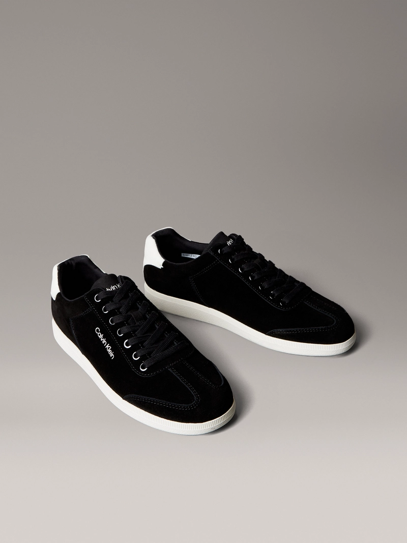 ZAPATILLAS DE CORTE BAJO CON TEXTURA DE GAMUZA - 1
