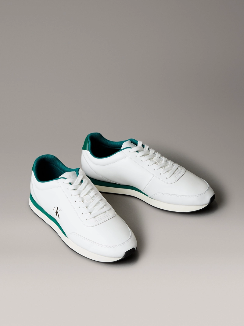 ZAPATILLAS RETRO RUNNER EN CUERO - 1