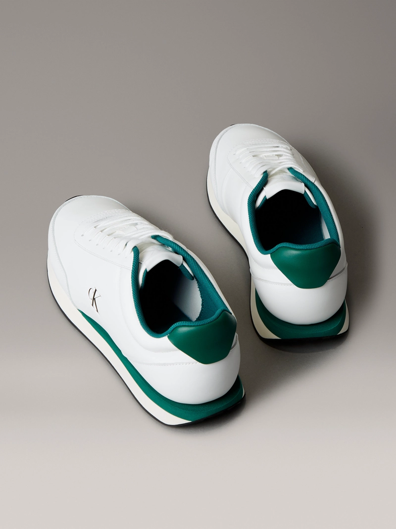ZAPATILLAS RETRO RUNNER EN CUERO - 2