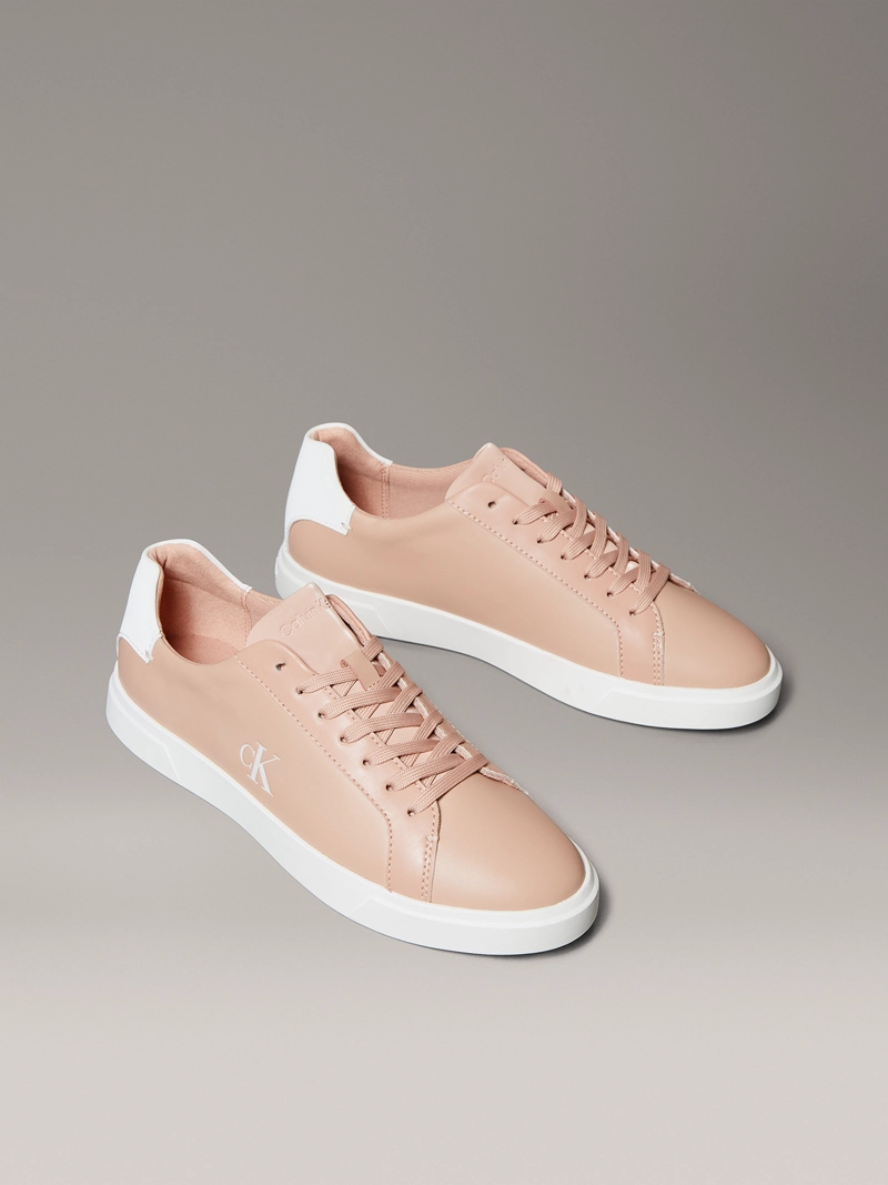 ZAPATILLAS DE CUERO CON LOGO - 1