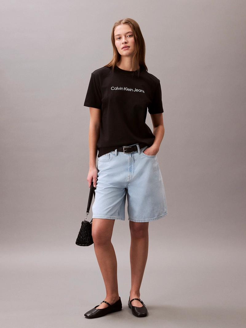 POLERA CLASICA CON LOGO ESTAMPADO - 2