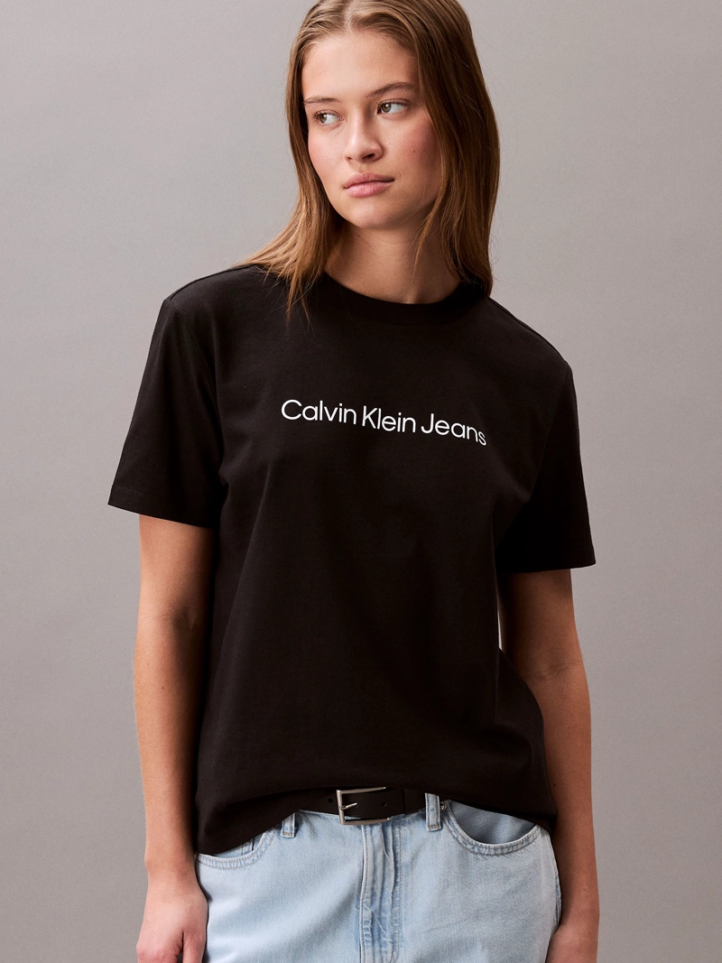 POLERA CLASICA CON LOGO ESTAMPADO - 4