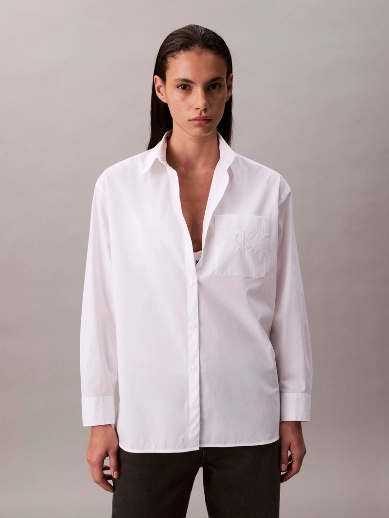 CAMISA RELAXED DE POPELINA - 1