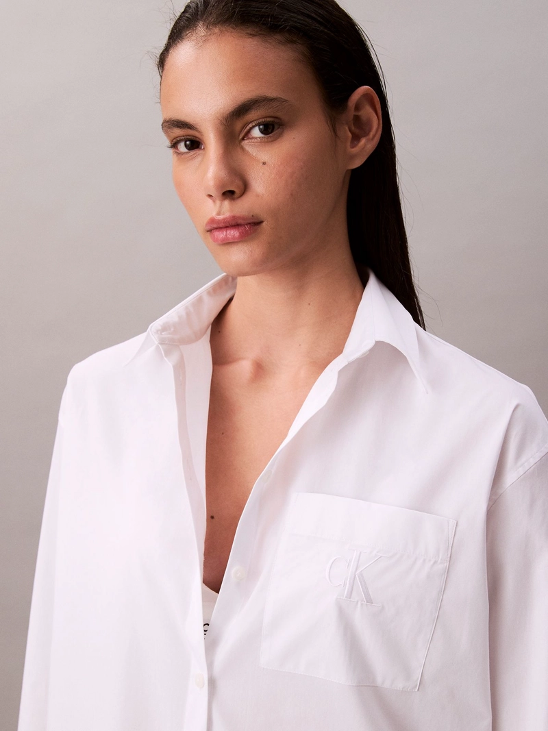 CAMISA RELAXED DE POPELINA - 4