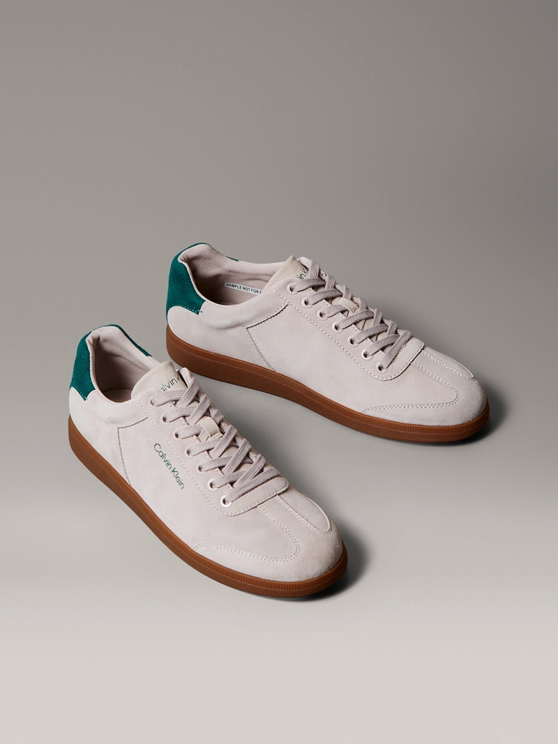 ZAPATILLAS DE CORTE BAJO CON TEXTURA DE GAMUZA - 1