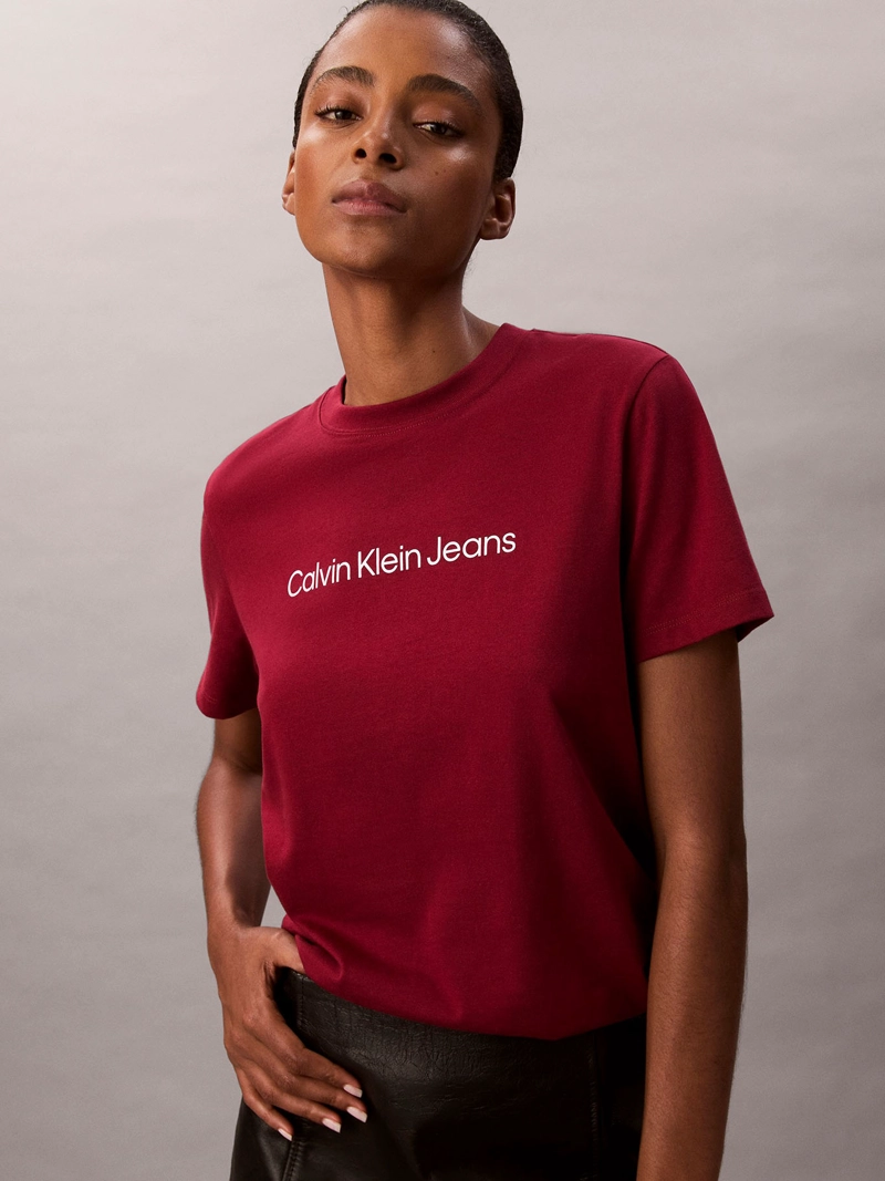 POLERA CLASICA CON LOGO ESTAMPADO - 5