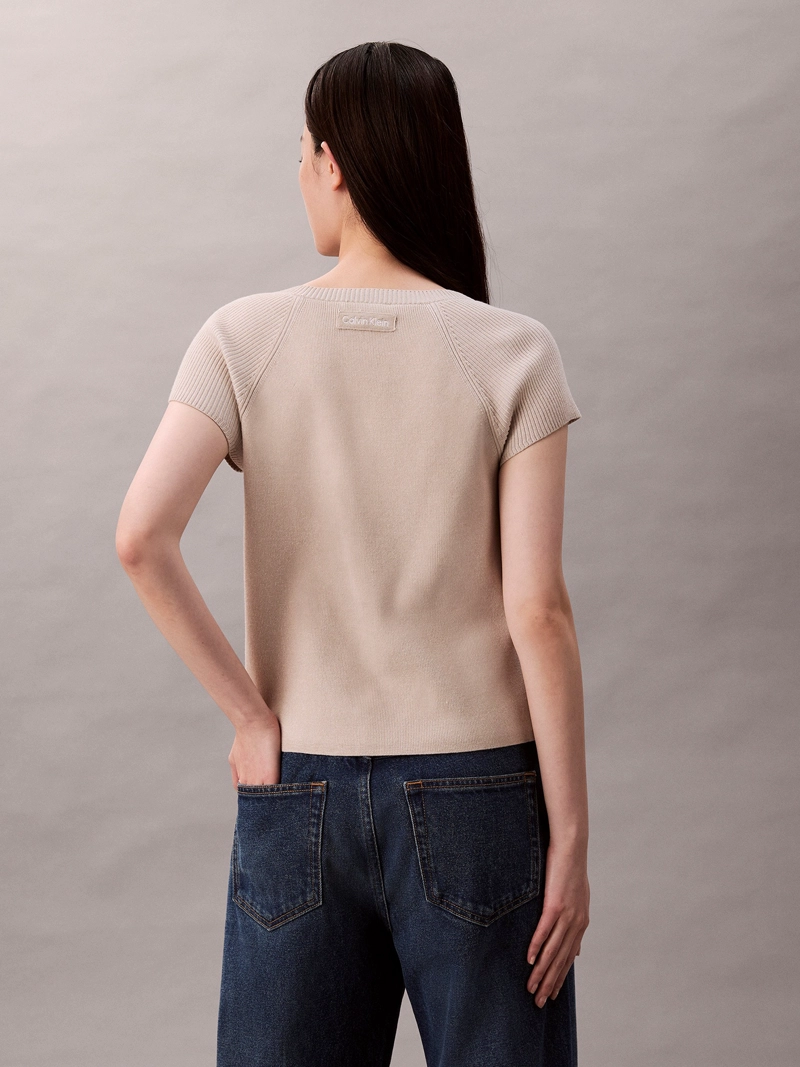 SWEATER SIN MANGAS JASPEADO - 3