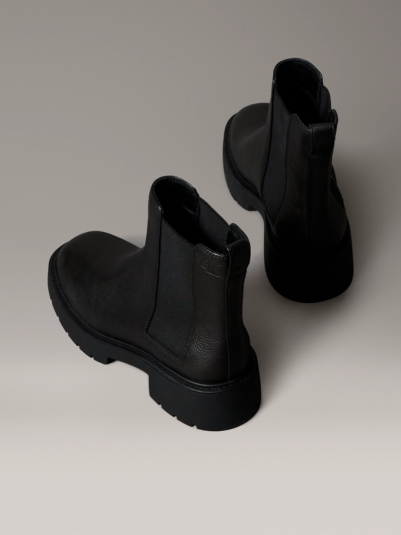 BOTAS CHELSEA CHUNKY DE CUERO - 2