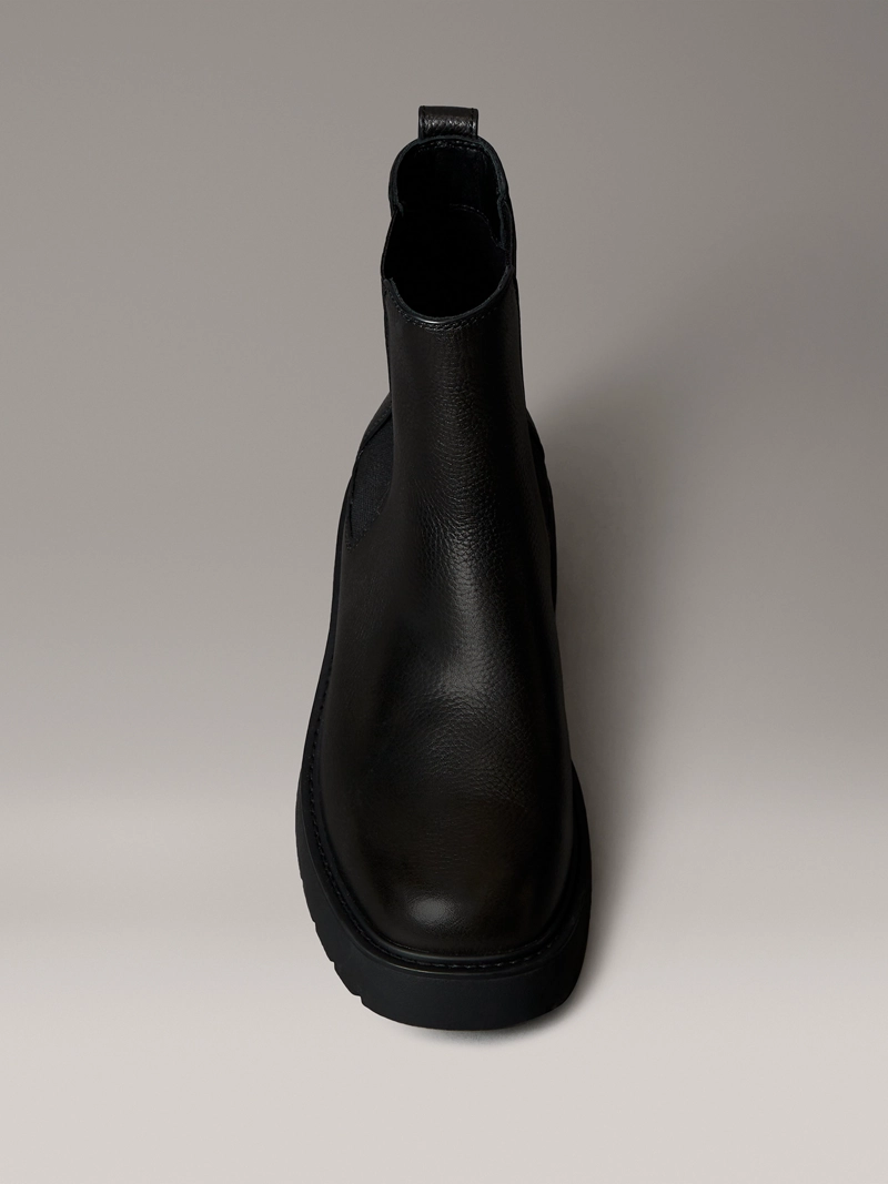 BOTAS CHELSEA CHUNKY DE CUERO - 3