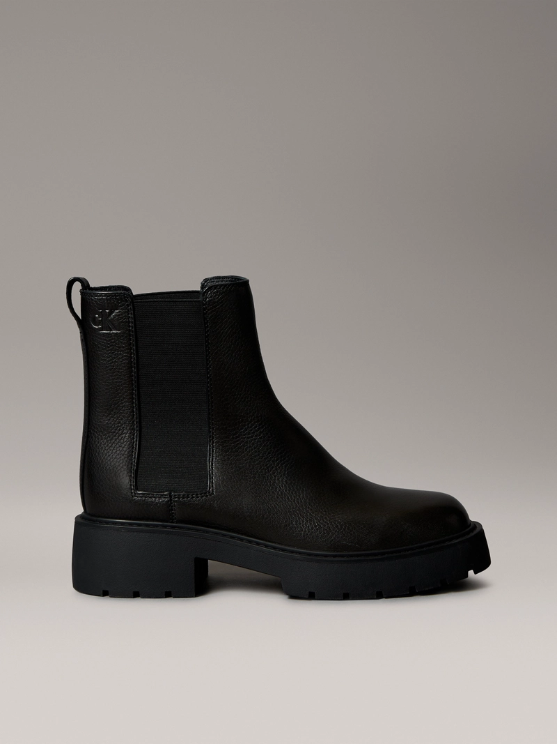 BOTAS CHELSEA CHUNKY DE CUERO - 5