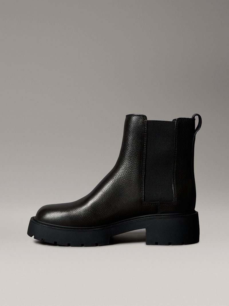 BOTAS CHELSEA CHUNKY DE CUERO - 6