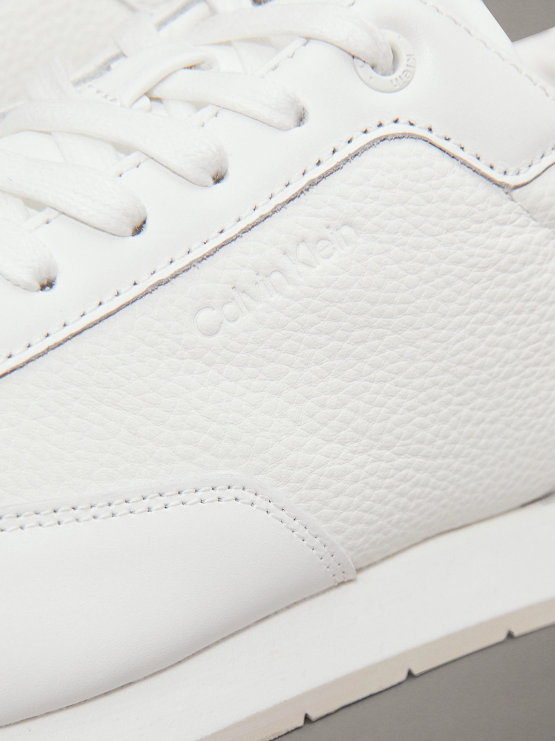 ZAPATILLAS DE CUERO TEXTURED LACE UP - 7