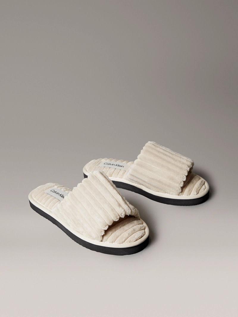 PANTUFLAS ESTILO CORDUROY - 1