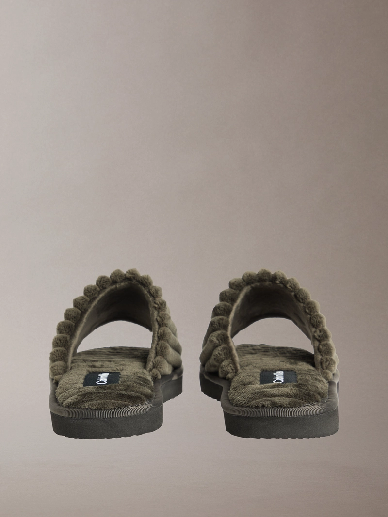 PANTUFLAS ESTILO CORDUROY - 2
