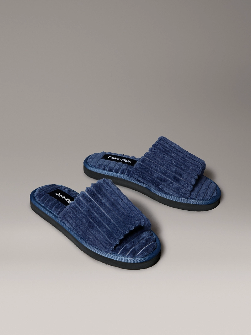 PANTUFLAS ESTILO CORDUROY - 1