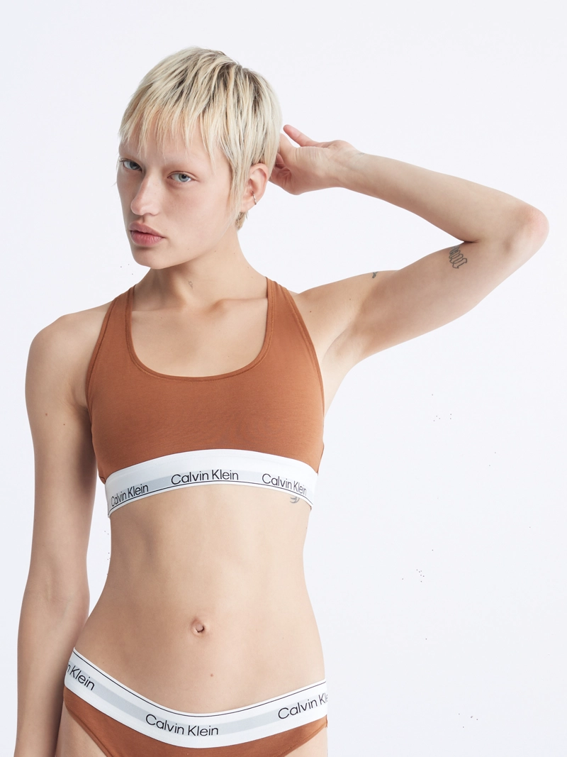 BRALETTE CON ESPALDA CRUZADA MODERN COTTON - 1