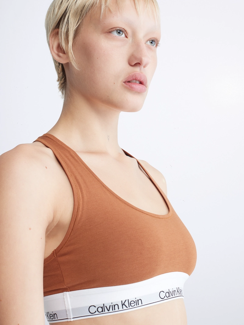 BRALETTE CON ESPALDA CRUZADA MODERN COTTON - 4