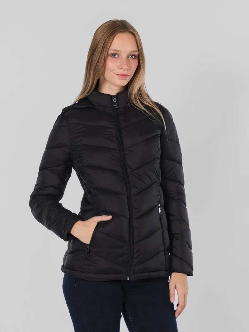PARKA PUFFER CON GORRO - 1