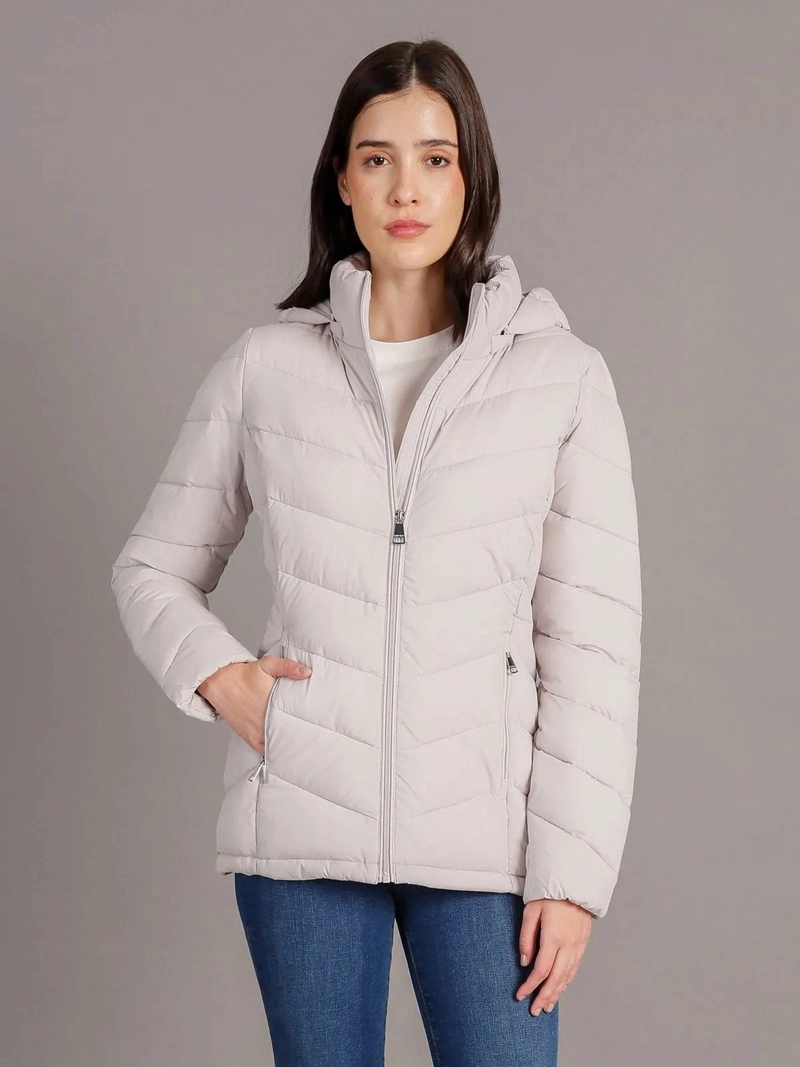 PARKA PUFFER CON GORRO - 1