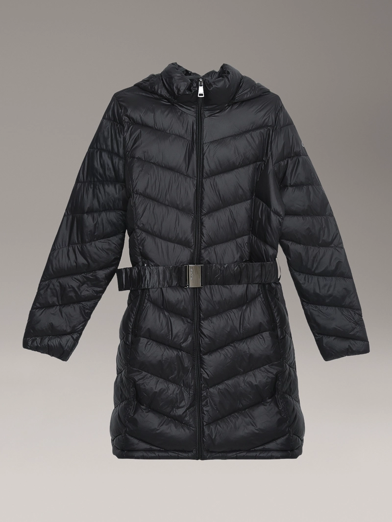 PARKA LARGA PUFFER CON GORRO - 5