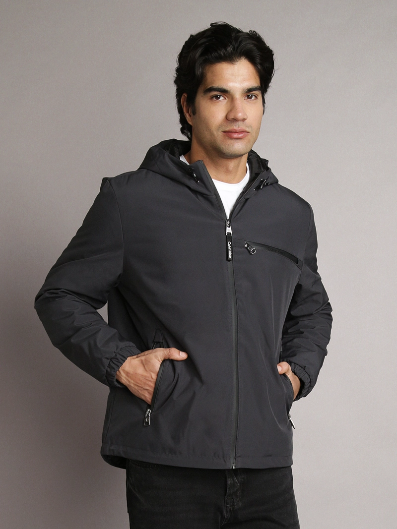PARKA STRETCH CON BOLSILLO FRONTAL - 1
