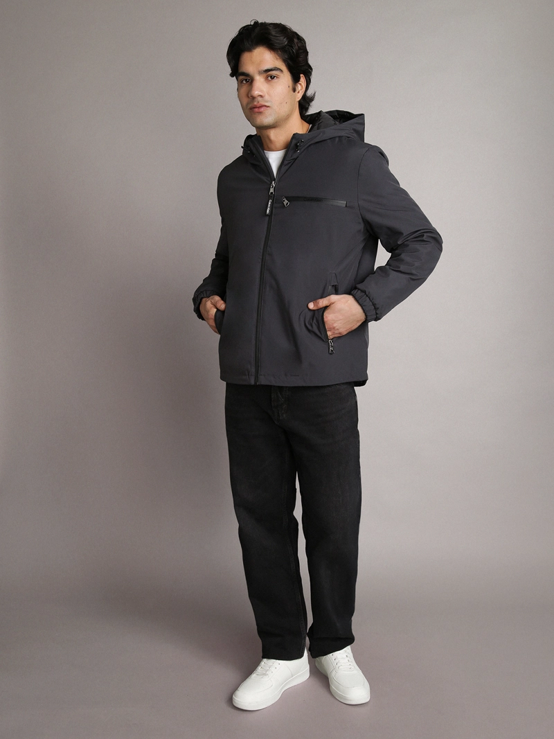 PARKA STRETCH CON BOLSILLO FRONTAL - 2