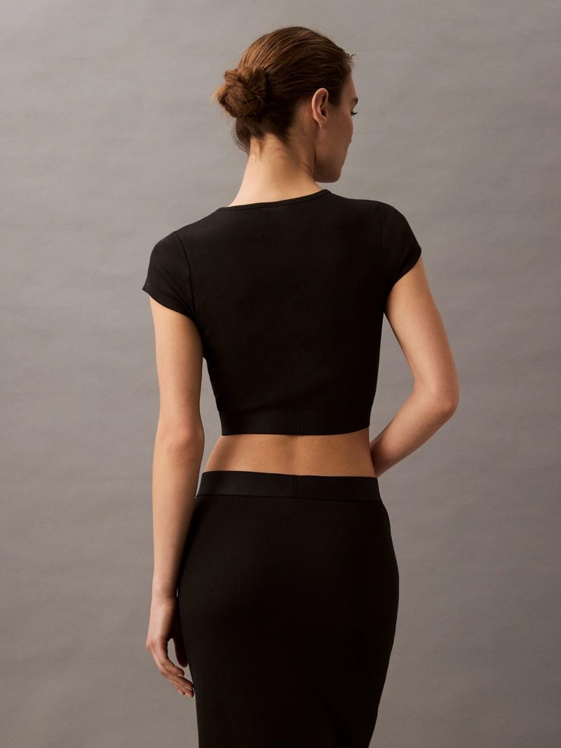 POLERA COTTON STRETCH RIB - 3