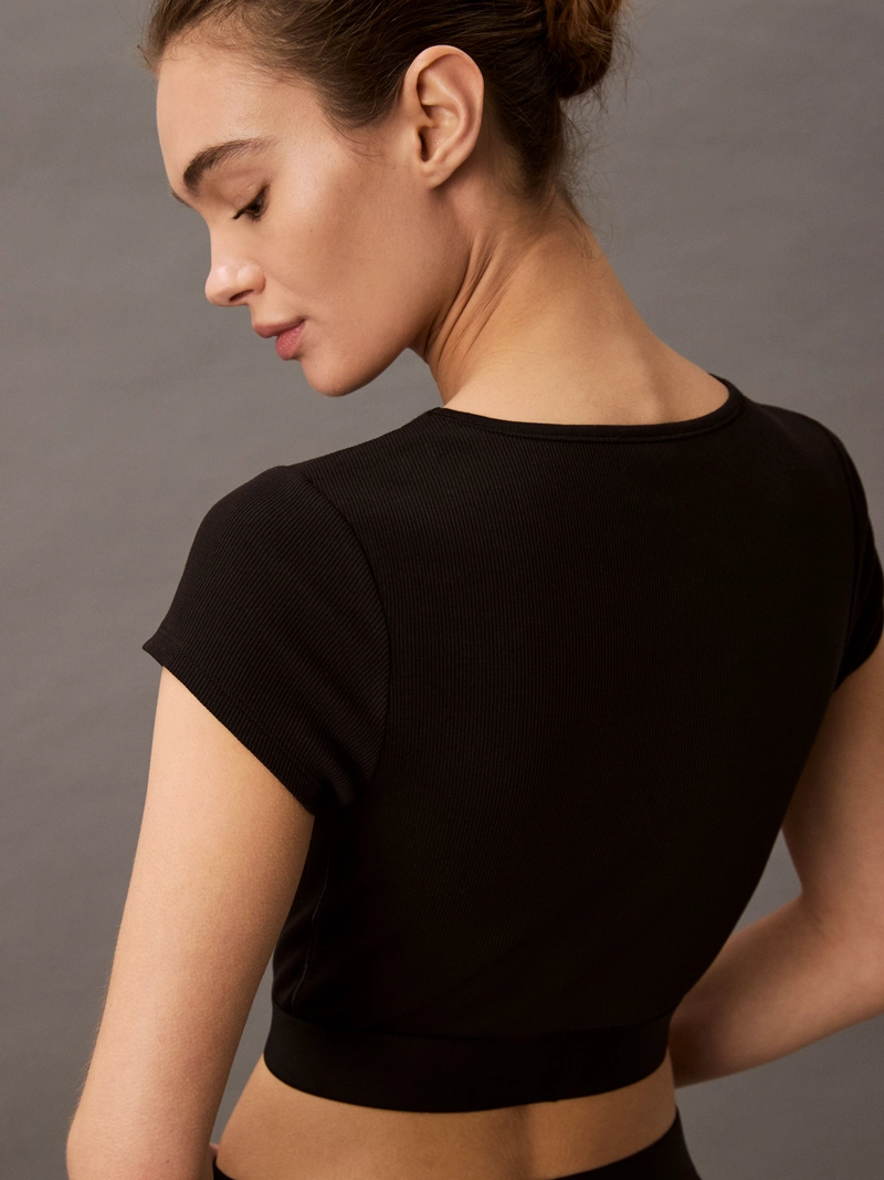 POLERA COTTON STRETCH RIB - 5