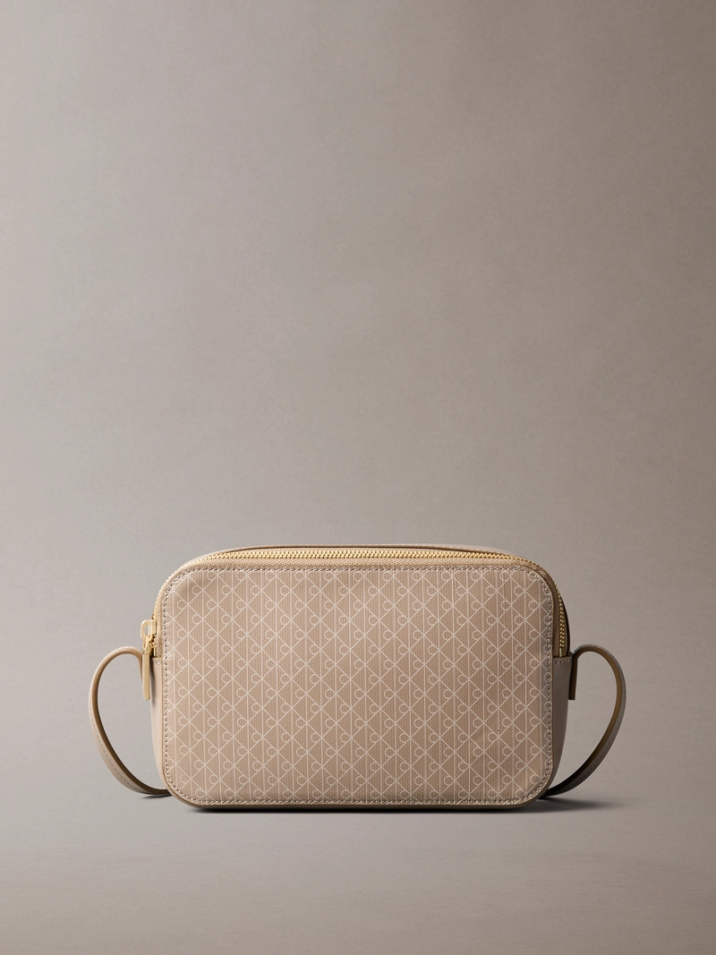 CARTERA CRUZADA CON ESTAMPADO DE MONOGRAMA - 1