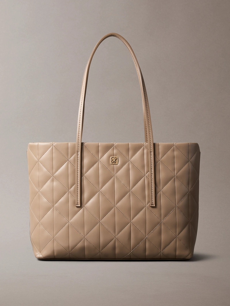 CARTERA TOTE PEQUEÑA ACOLCHADA - 1