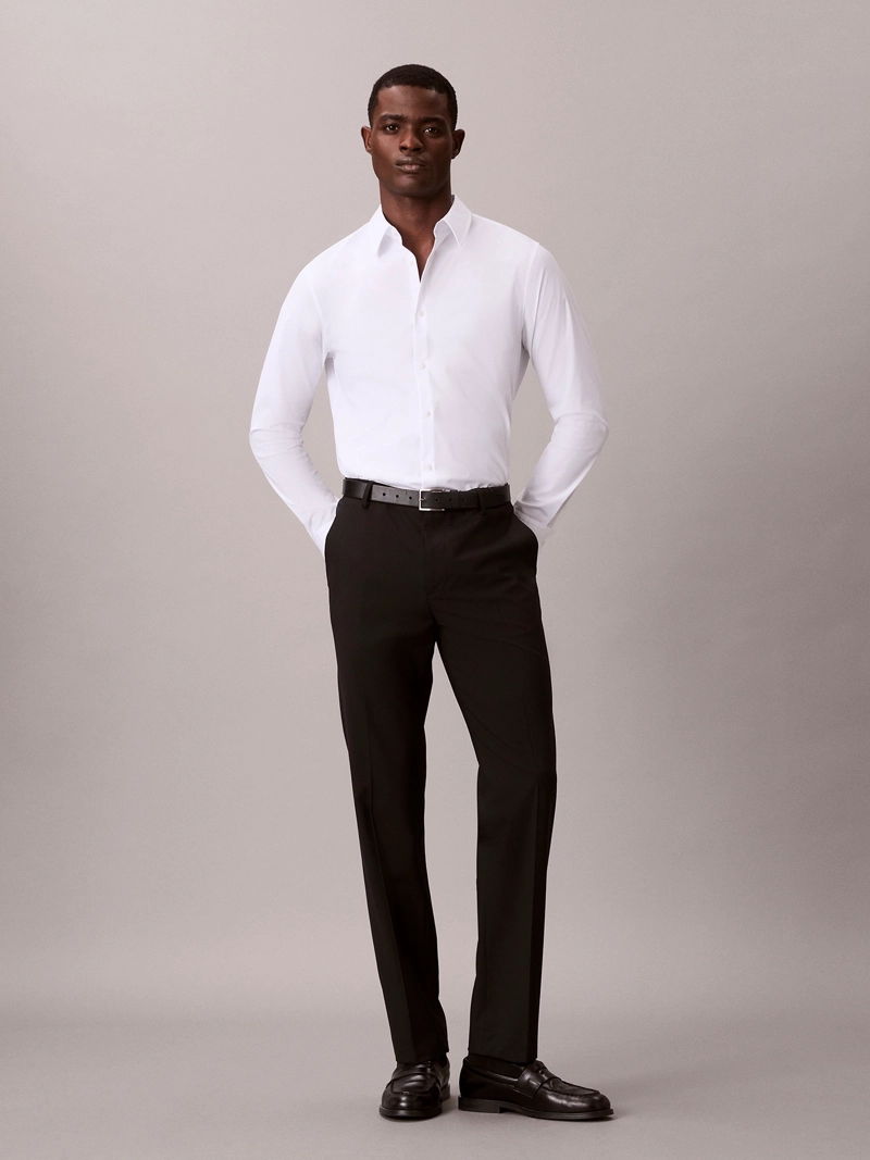 CAMISA SLIM STRETCH EN ALGODON SUPIMA - 2