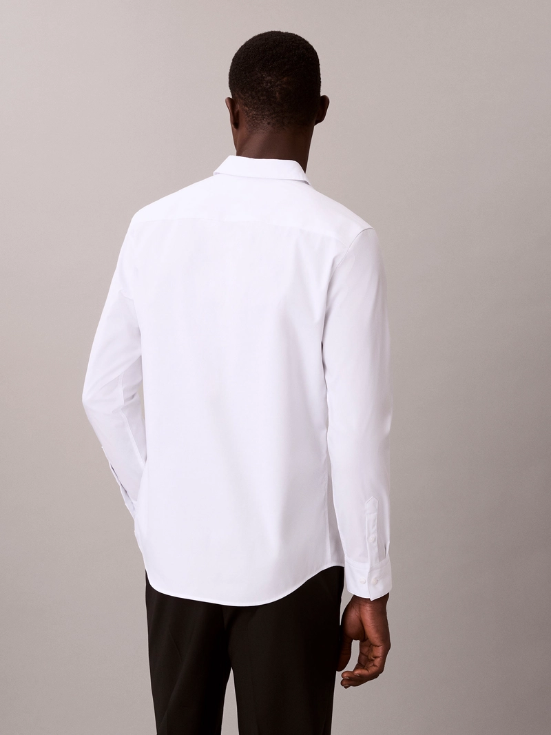 CAMISA SLIM STRETCH EN ALGODON SUPIMA - 3