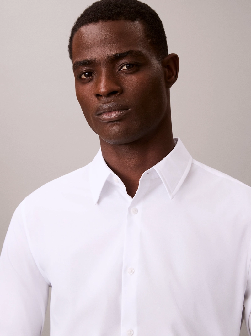 CAMISA SLIM STRETCH EN ALGODON SUPIMA - 5