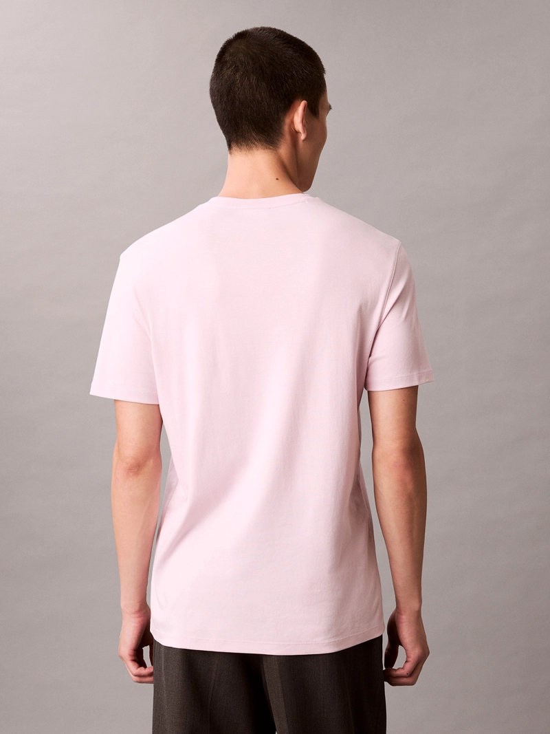 POLERA DE ALGODON SUPIMA CON LOGO BORDADO - 3
