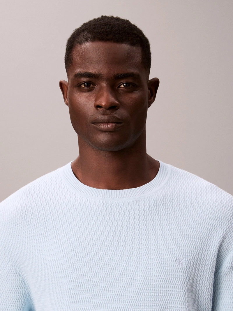 SWEATER DE ALGODON TEXTURIZADO - 5