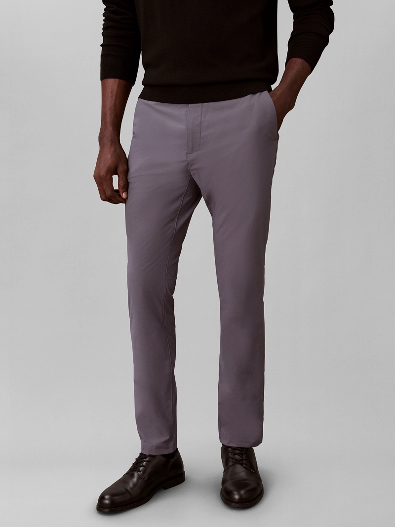 PANTALON SLIM EN TEJIDO TE CNICO ELASTICO - 2