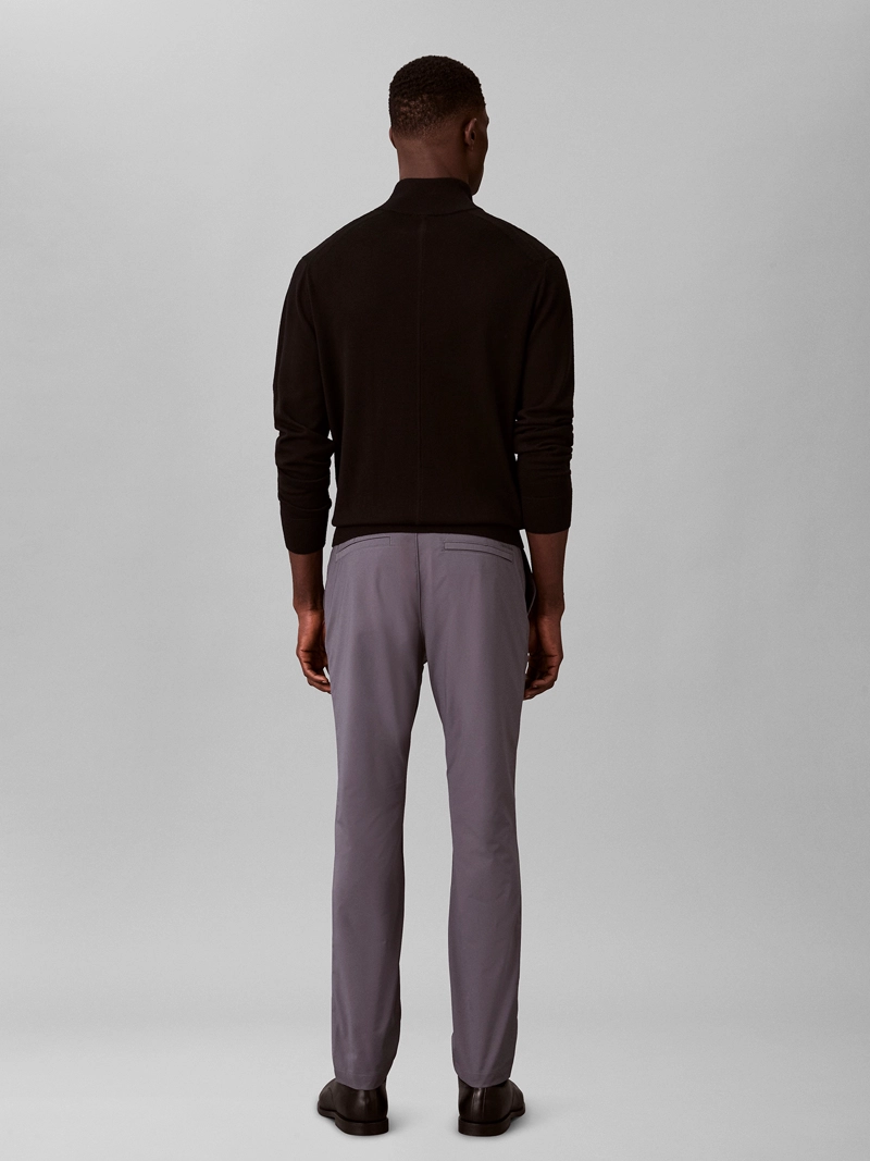 PANTALON SLIM EN TEJIDO TE CNICO ELASTICO - 3