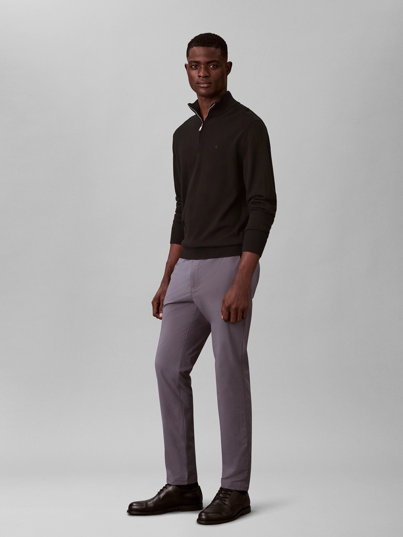 PANTALON SLIM EN TEJIDO TE CNICO ELASTICO - 5