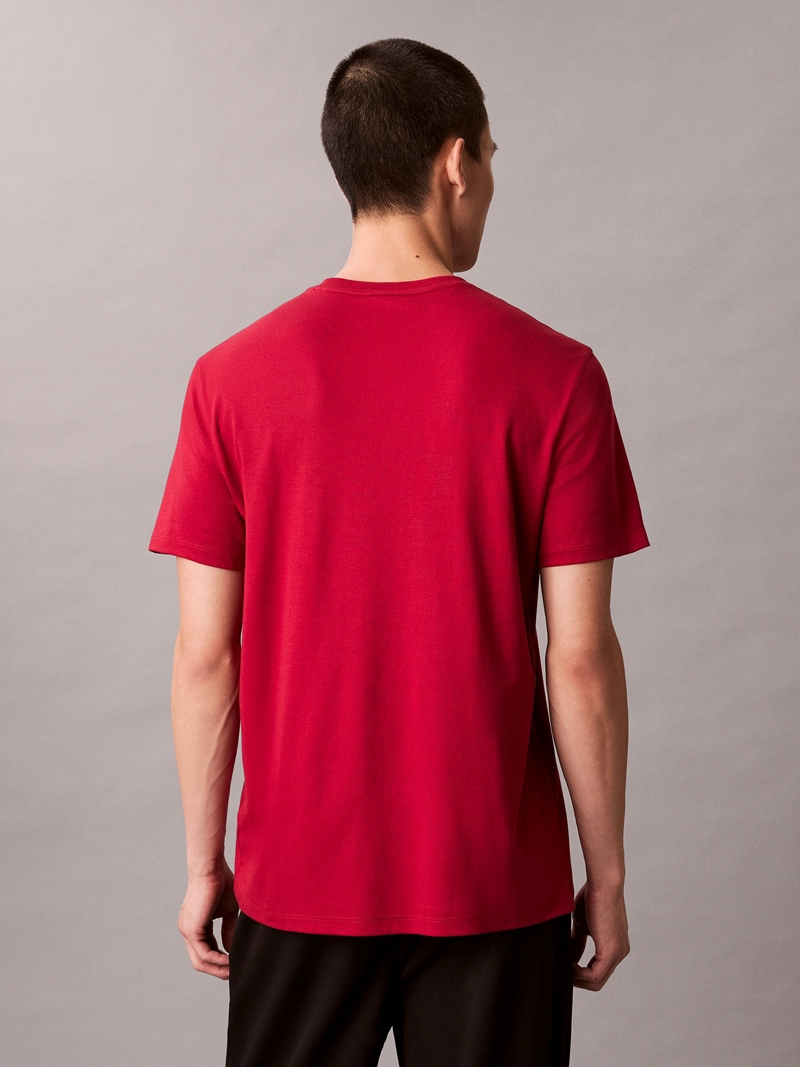 POLERA DE ALGODON SUPIMA CON LOGO BORDADO - 3