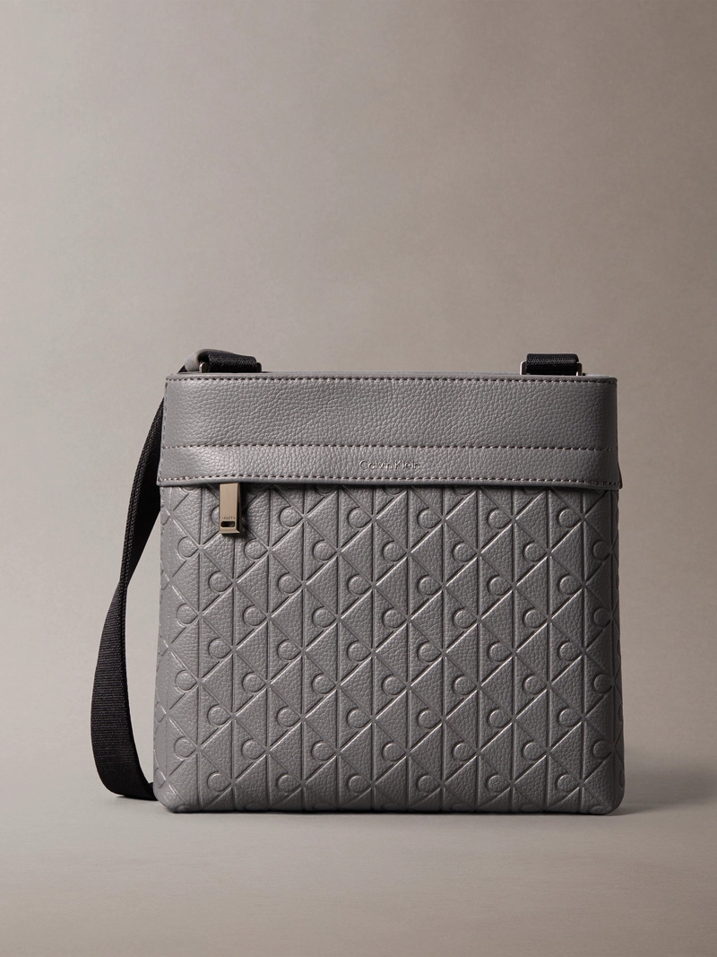 BOLSO CRUZADO CON ESTAMPADO DE EMBLEMA - 1