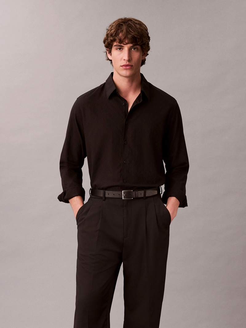 CAMISA EN JACQUARD - 1