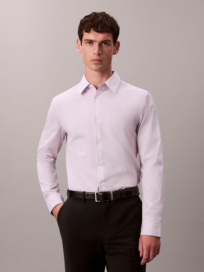 CAMISA SLIM STRETCH EN ALGODON SUPIMA - 1