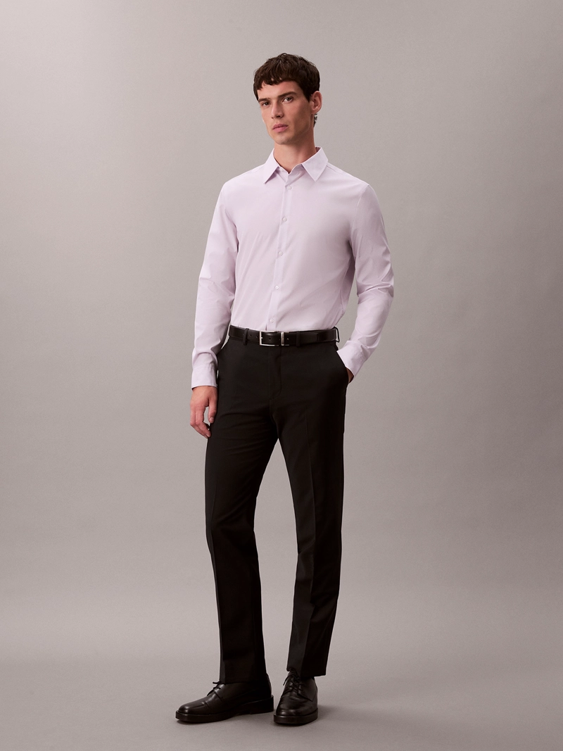 CAMISA SLIM STRETCH EN ALGODON SUPIMA - 2