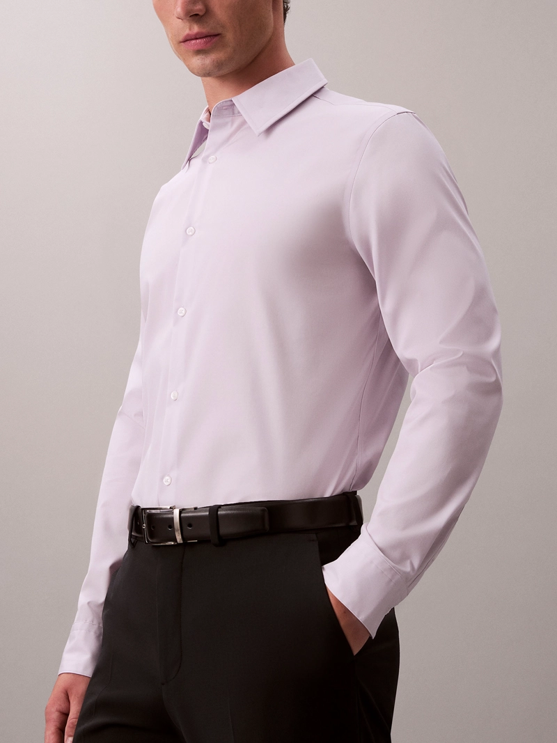 CAMISA SLIM STRETCH EN ALGODON SUPIMA - 5