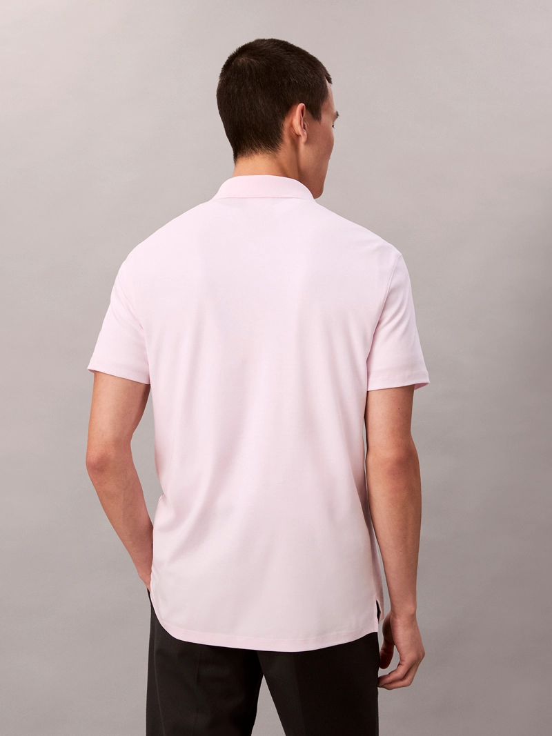 POLO DE ALGODON SUPIMA CON MINI MONOGRAMA - 3