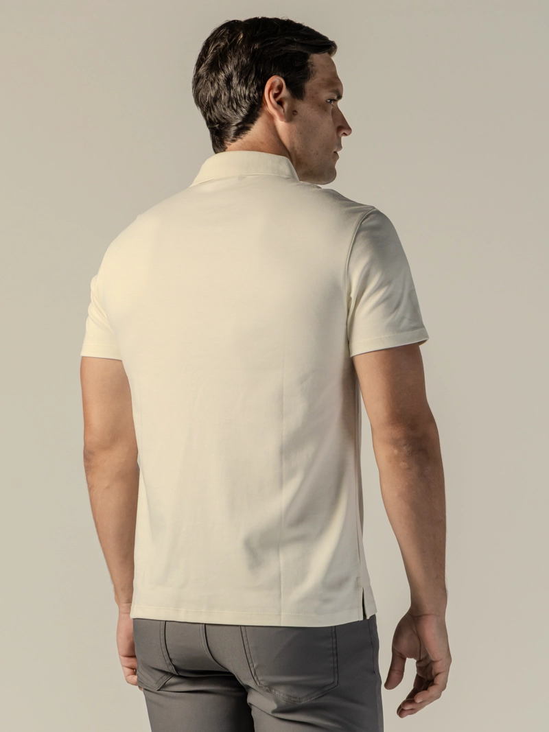 POLO DE ALGODON SUPIMA CON MINI MONOGRAMA - 4